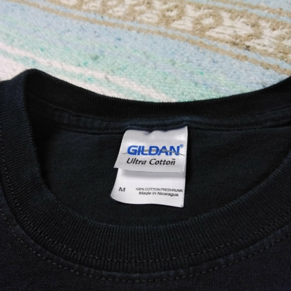 CHEYENNES HUNTING CAMP GRAPHIC TEE SHIRT BLACK MED - Picture 10 of 15